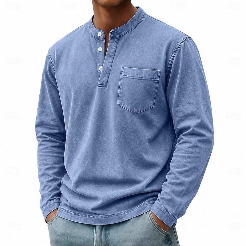 Hudson™ | Classic Washed Henley