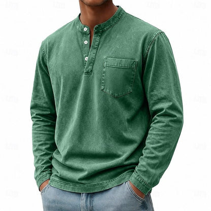 Hudson™ | Classic Washed Henley