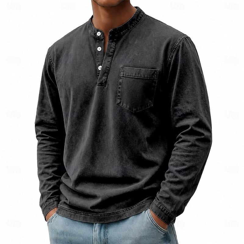 Hudson™ | Classic Washed Henley