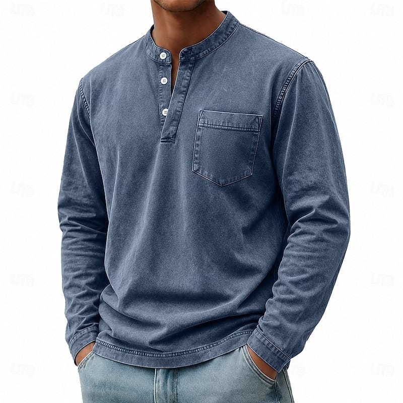 Hudson™ | Classic Washed Henley