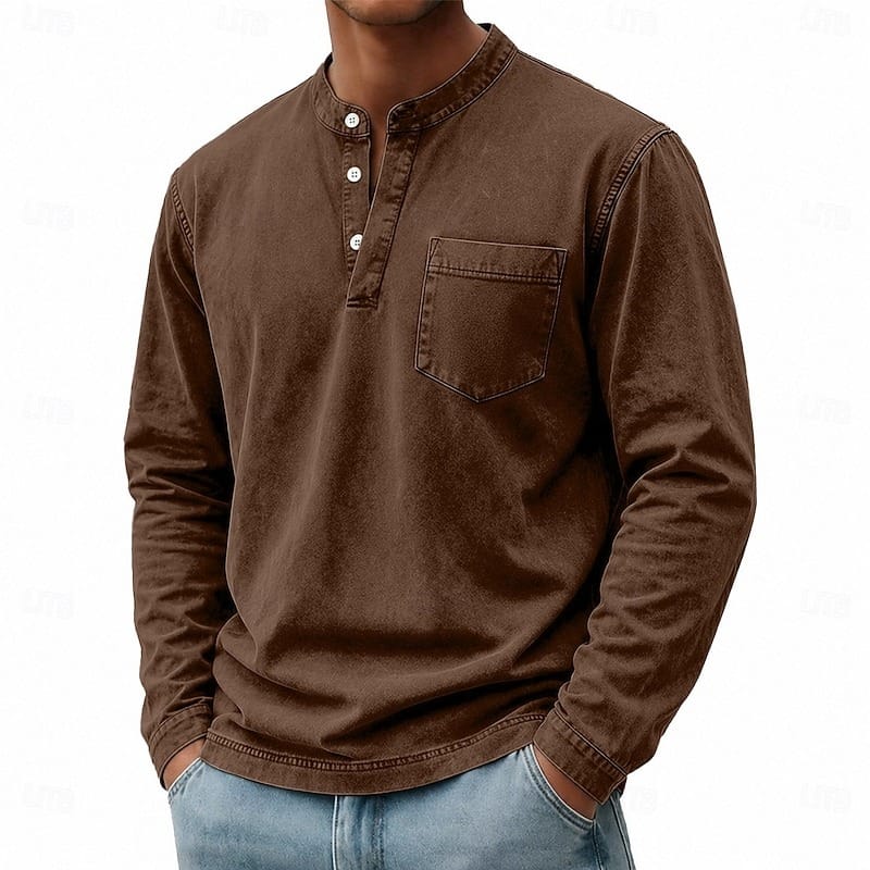Hudson™ | Classic Washed Henley