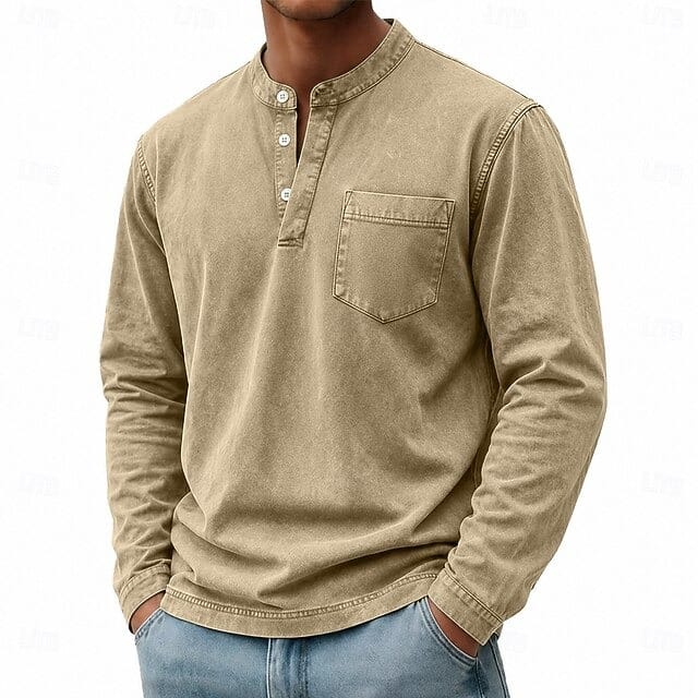 Hudson™ | Classic Washed Henley